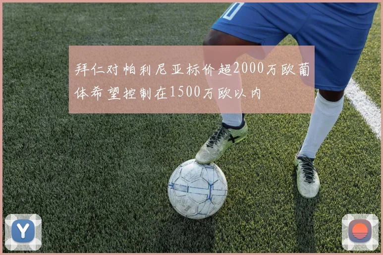 拜仁对帕利尼亚标价超2000万欧葡体希望控制在1500万欧以内